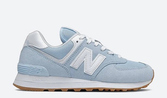 new balance 574 women light blue